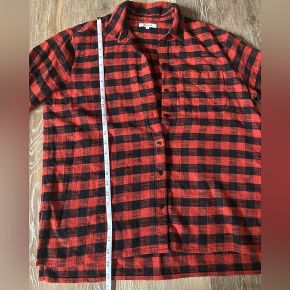 Madewell Flannel Button up - Picture 4 of 5